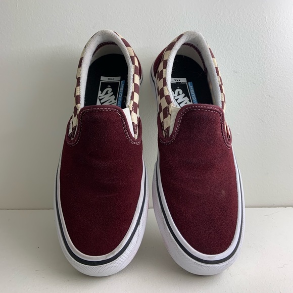 Vans OTW SK8 Suede Checkered Slip-Ons Womens 6.5 - Picture 3 of 6